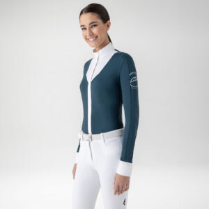 Equiline Womens Competition Shirt Estock - Legion Blue