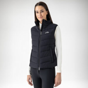 Equiline Womens Padded Vest Elysir - Black