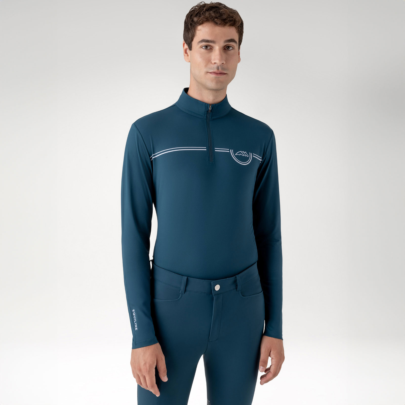 Equiline Mens Training Shirt Ecast- Legion Blue