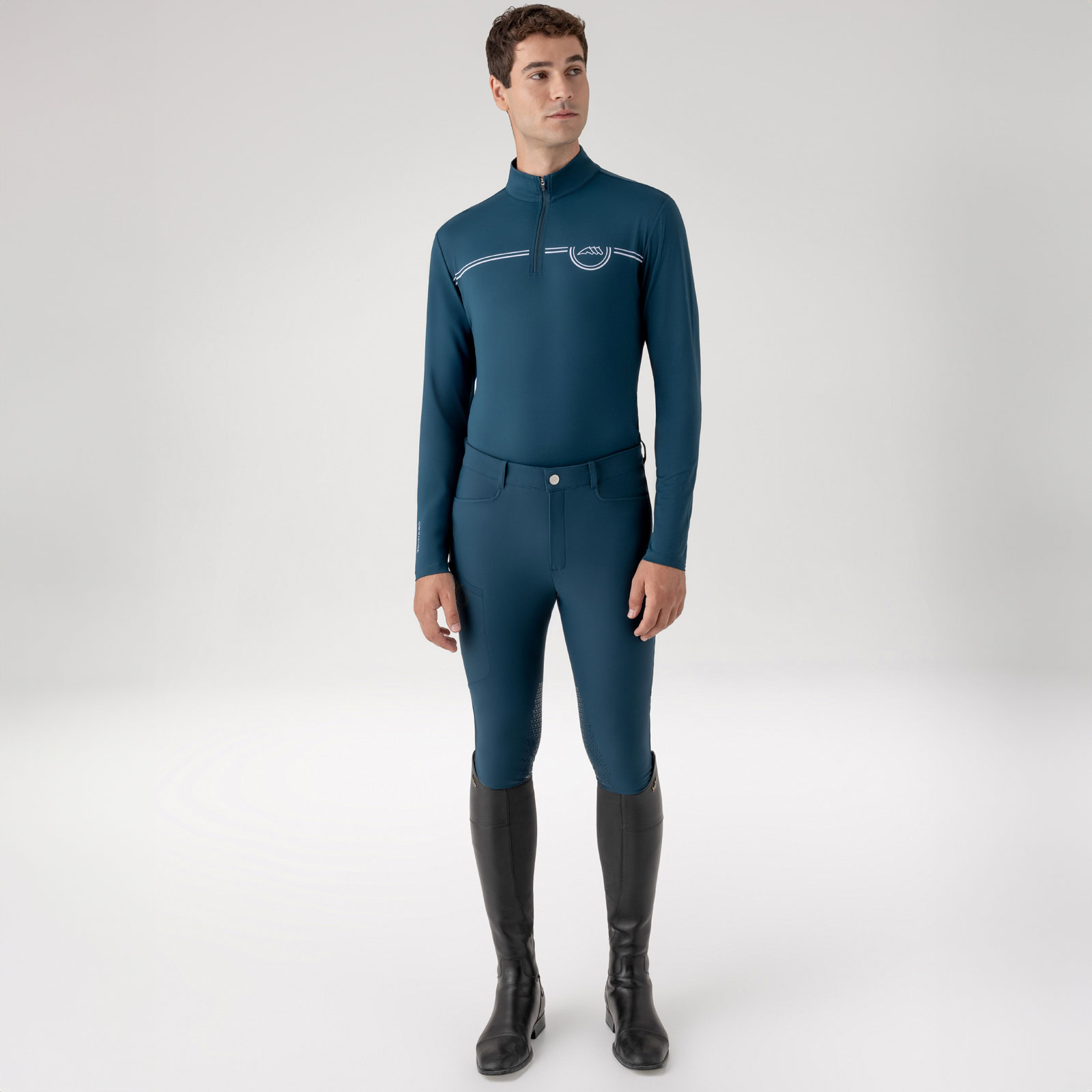 Equiline Mens Training Shirt Ecast- Legion Blue - Image 2
