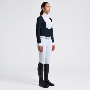 CT Girls Long Sleeved Bib Competition Shirt - Navy