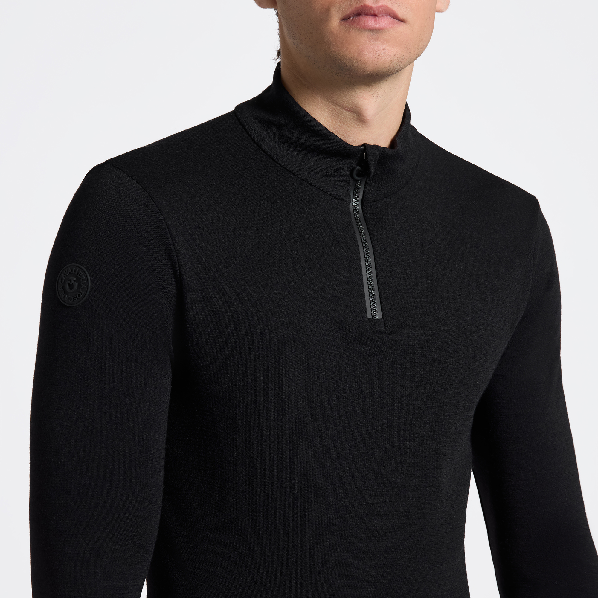 CT Mens Tech Wool Half Zip Training Shirt - Image 3