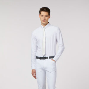 Vestrum Mens Long Sleeved Competition Shirt Tenno - White