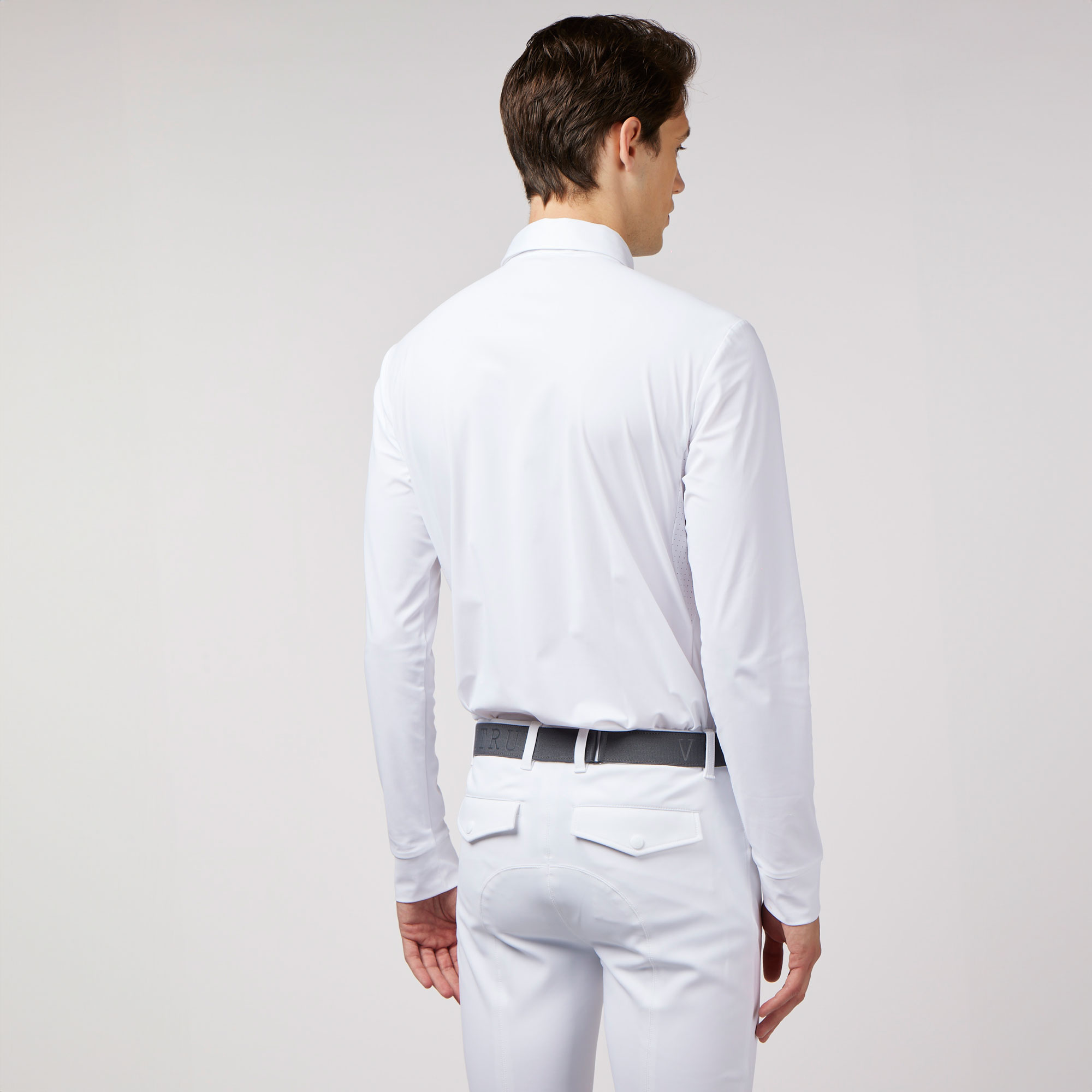 Vestrum Mens Long Sleeved Competition Shirt Tenno - White - Image 4