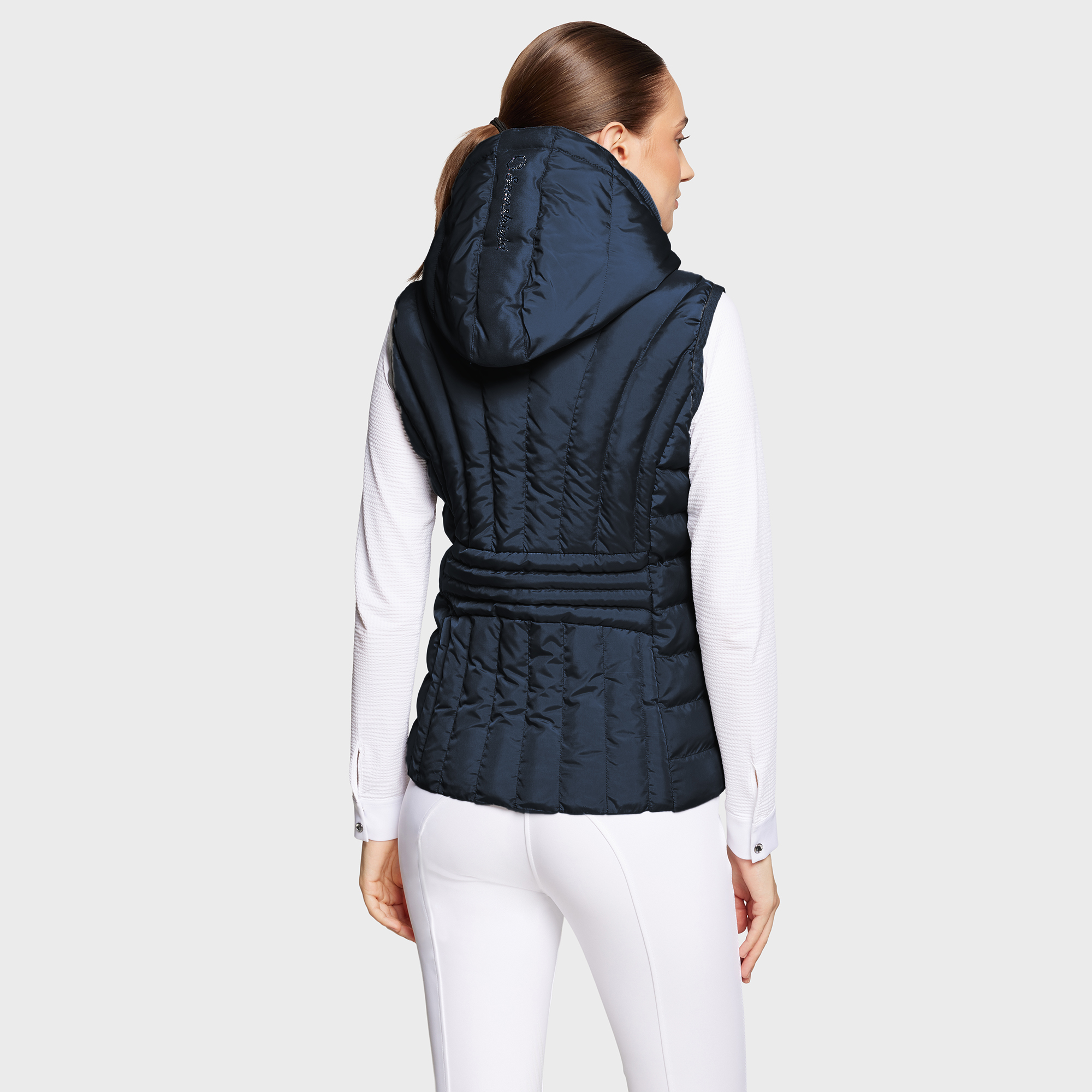Samshield Womens Puffer Vest Chamonix FW25 - Navy - Image 3
