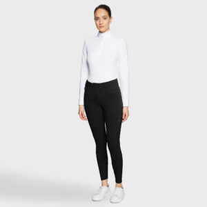 Samshield Womens High Waist Full Grip Breeches Claranova - Black