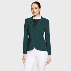 Samshield Womens Competition Jacket Victorine Crystal Fabric FW25 - Hunter Green