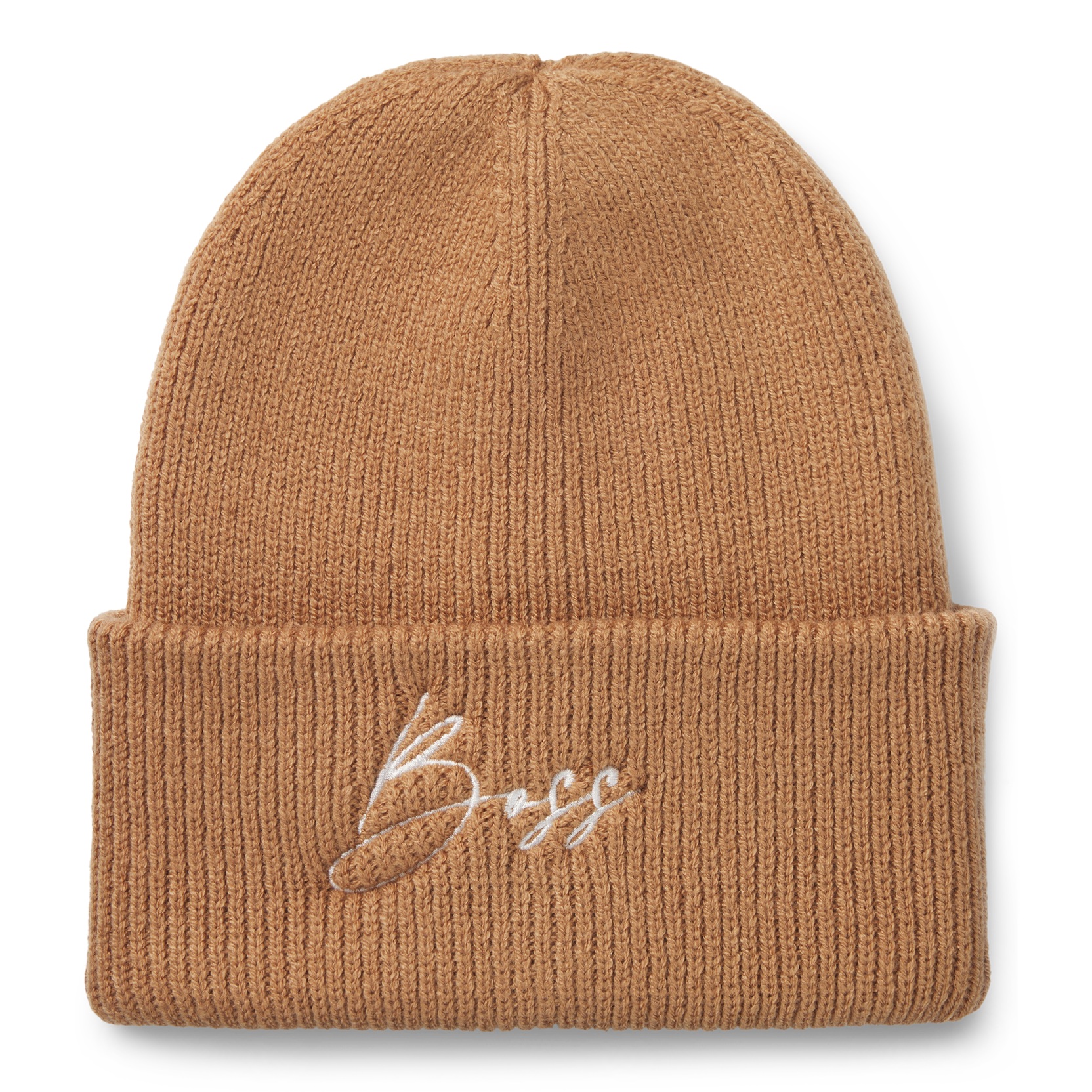 BOSS Equestrian High Cuff Beanie - Camel