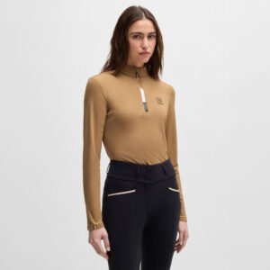 BOSS Equestrian Womens Training Shirt Minou - Camel