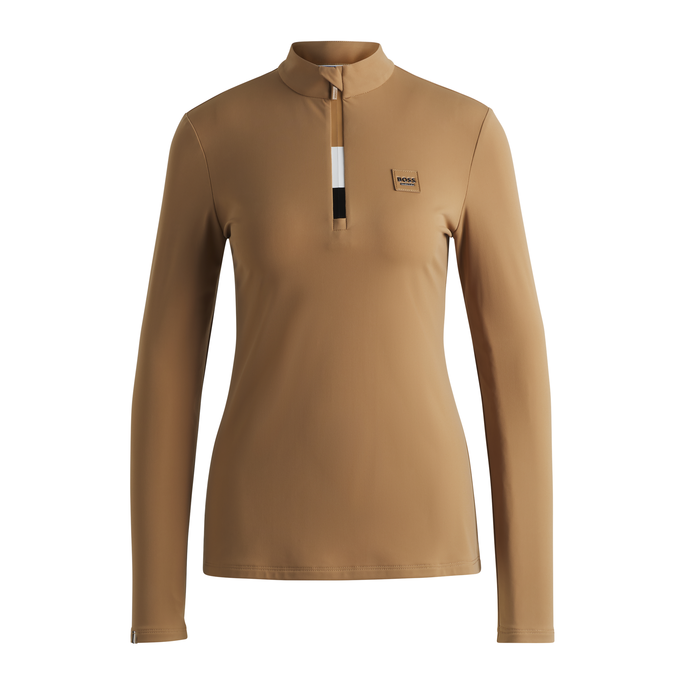 BOSS Equestrian Womens Training Shirt Minou - Camel - Image 5