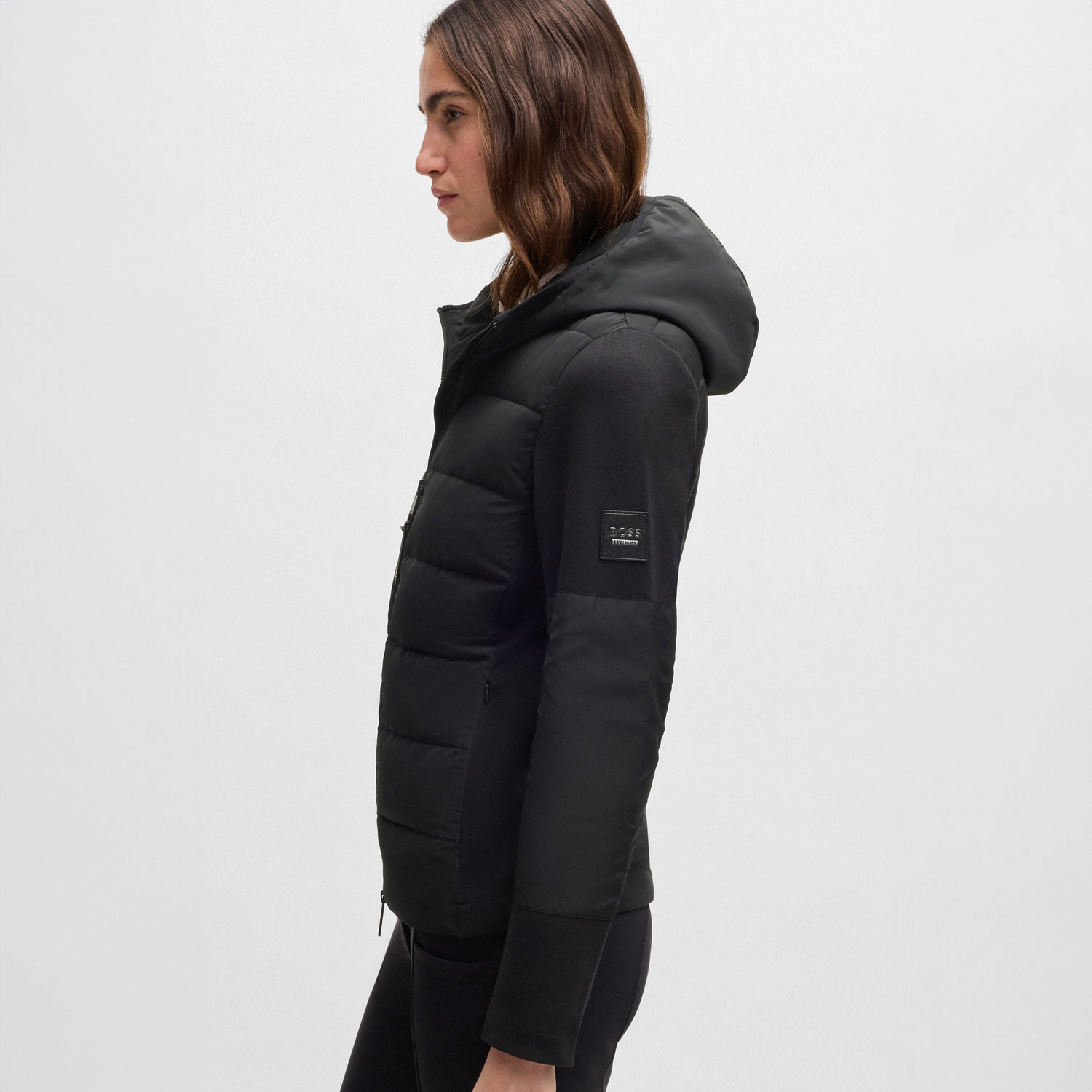 BOSS Equestrian Womens Puffer Hybrid Jacket Jessy - Image 3