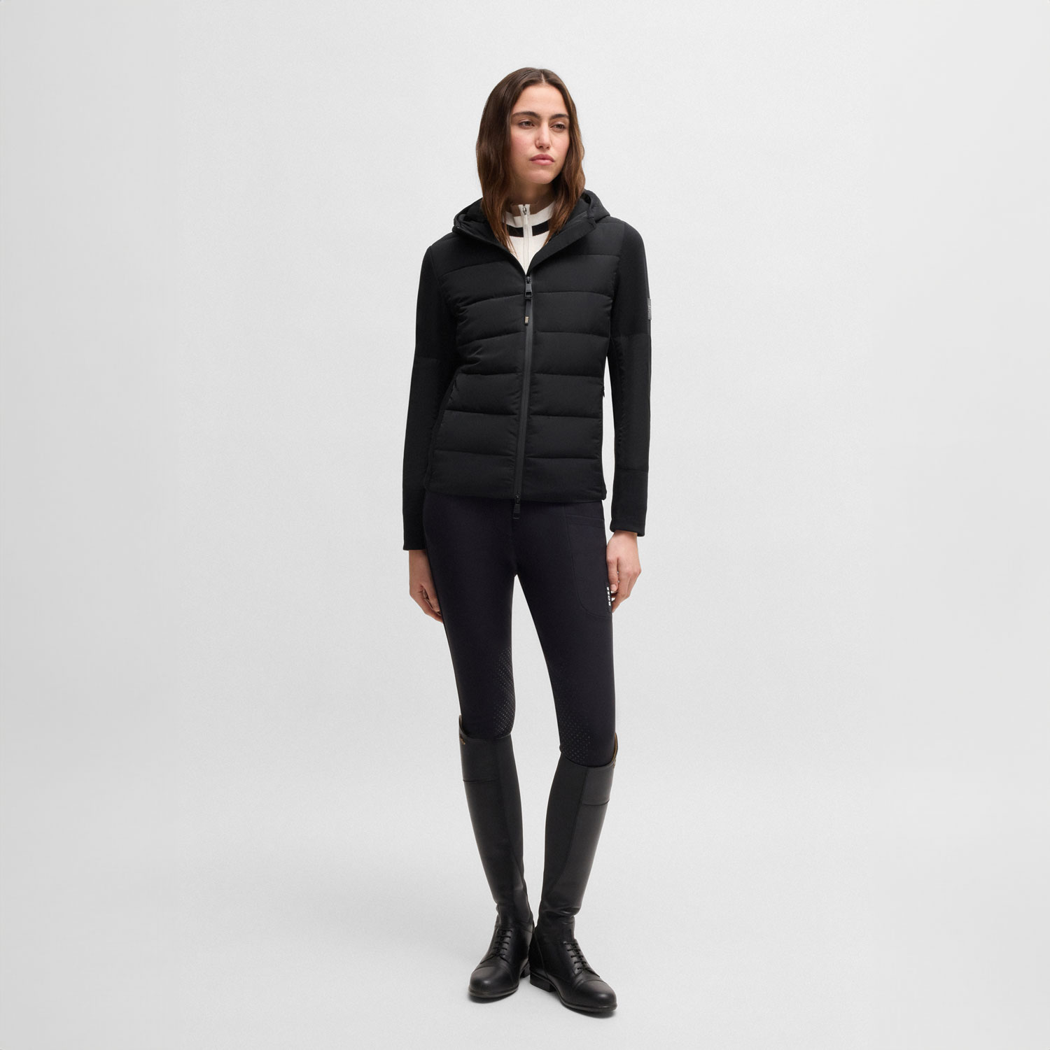 BOSS Equestrian Womens Puffer Hybrid Jacket Jessy - Image 5
