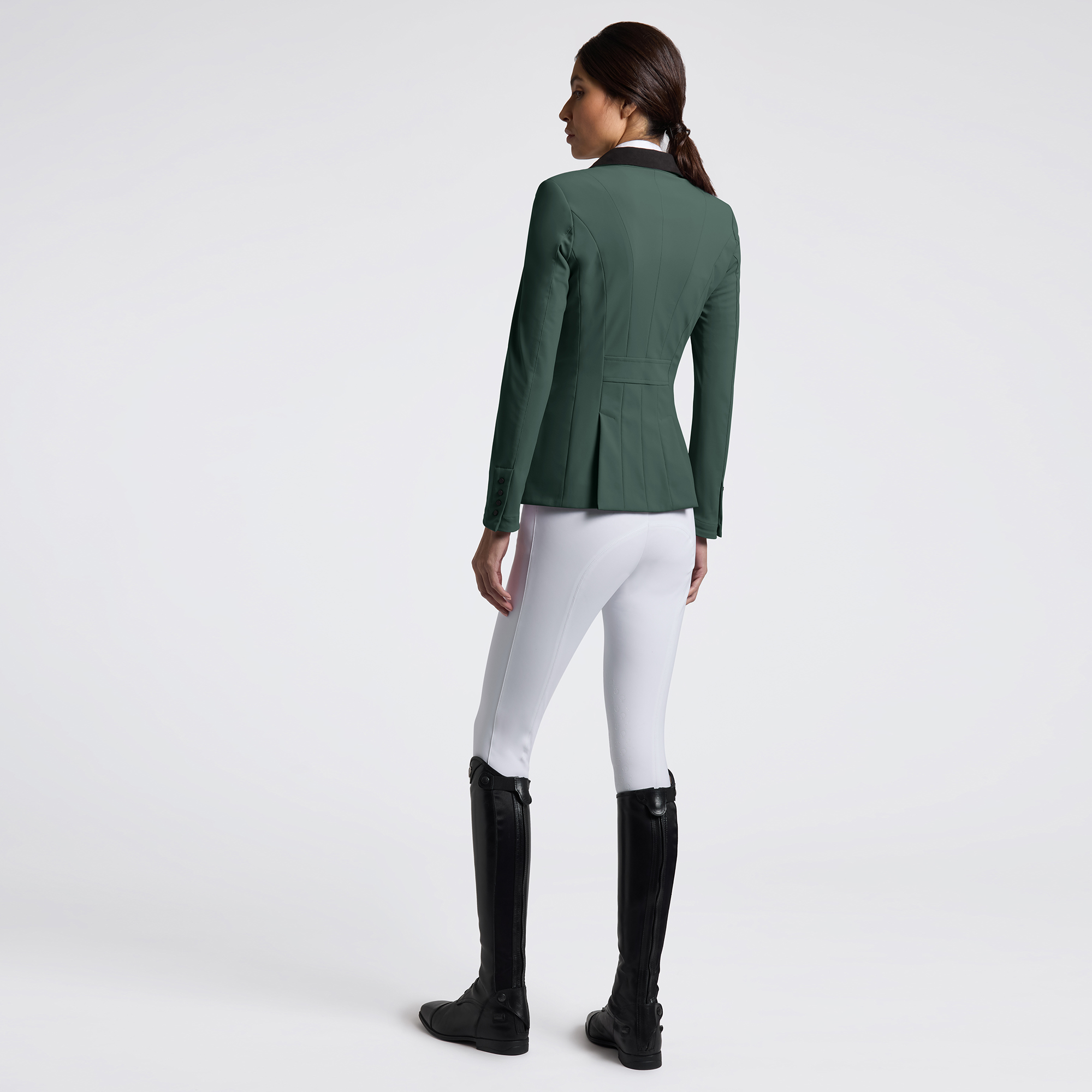 CT Womens GP Zip Riding Jacket - Jungle Green - Image 2