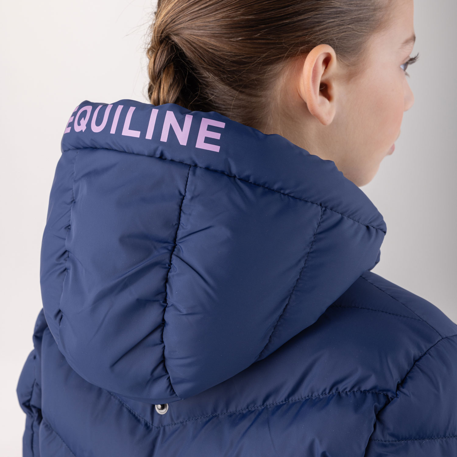 Equiline Junior Girls Bomber Jacket Cumin - Image 4