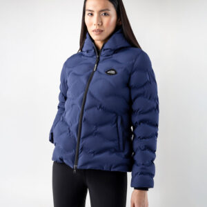 Equiline Womens Padded Jacket Casic - Navy Peony