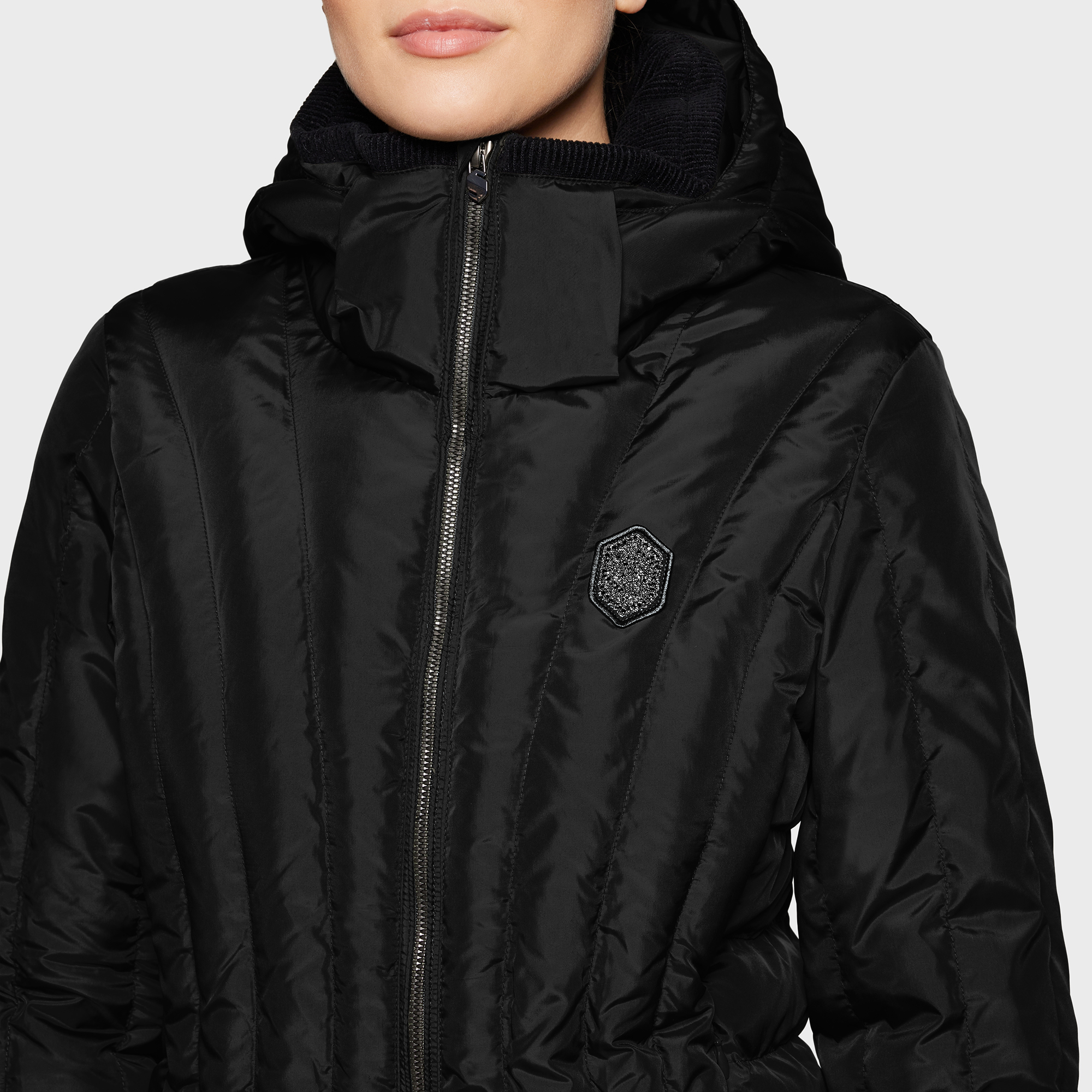 Samshield Womens Puffer Jacket Courchevel - Black - Image 2