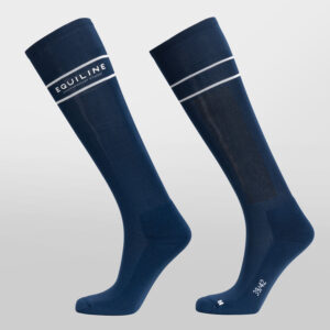 Equiline Unisex Socks Corax - Navy Peony