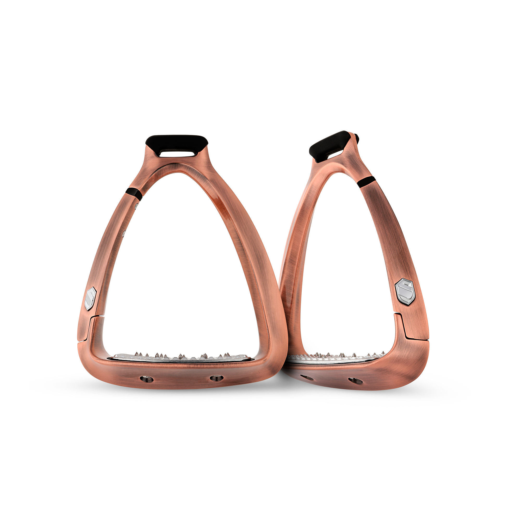 Samshield Shield'Rup Safety Stirrups - Brushed Rose - Image 3
