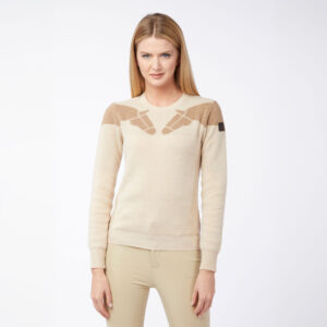Vestrum Womens Knitted Sweater Chennai - Panna