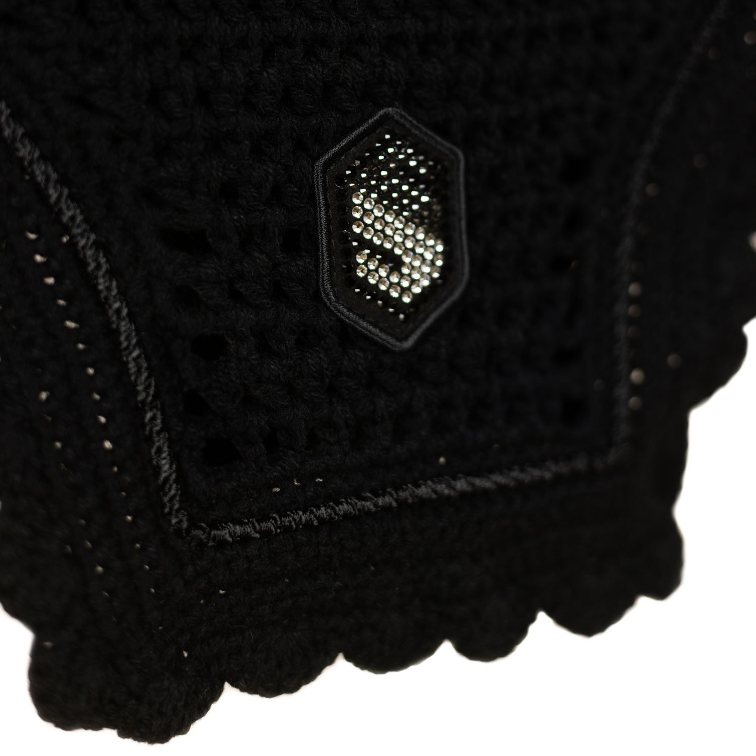 Samshield FlyShield Swarovski Fly Veil - Black - Image 2
