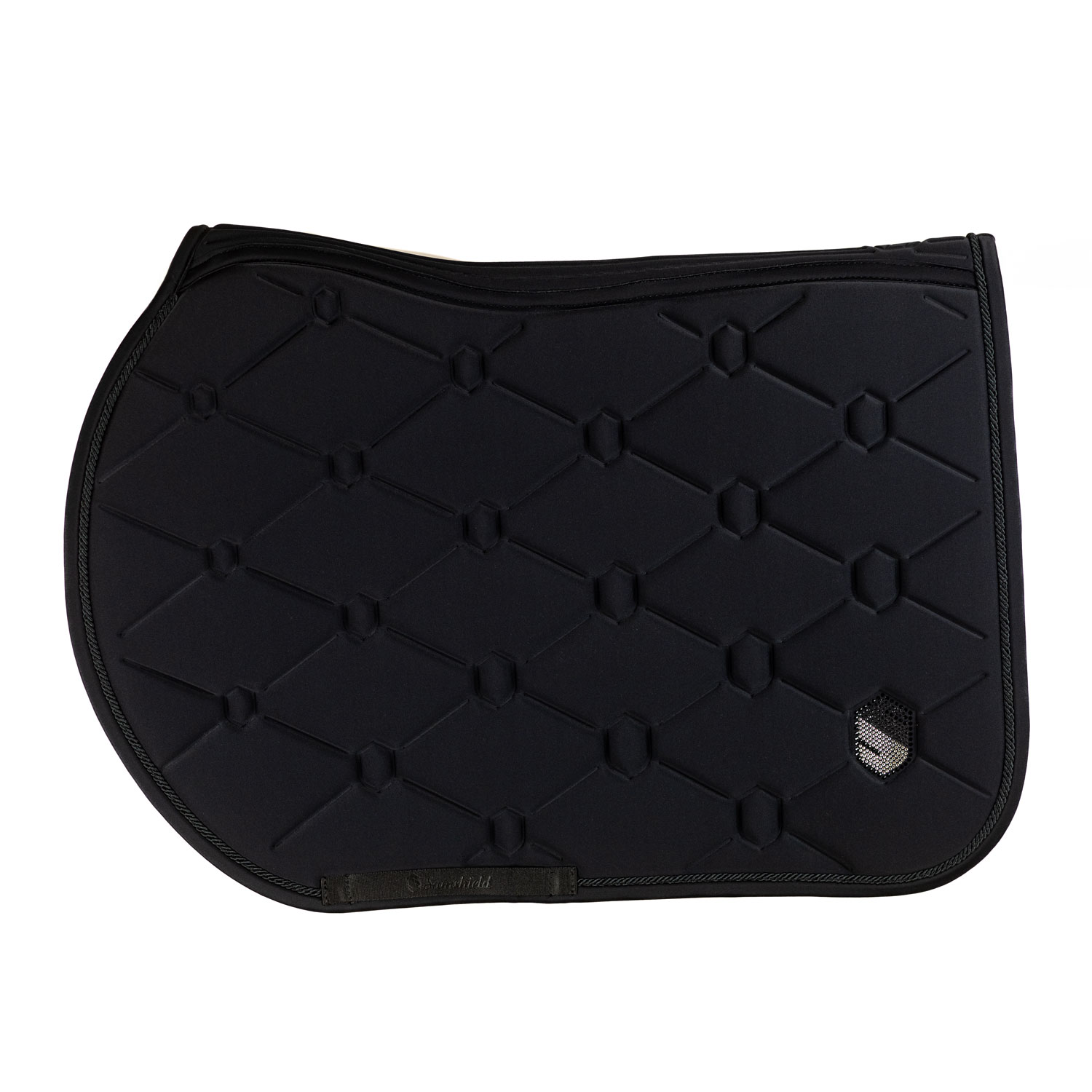 Samshield SpineShield Swarovski Jumping Saddlecloth - Black - Image 5