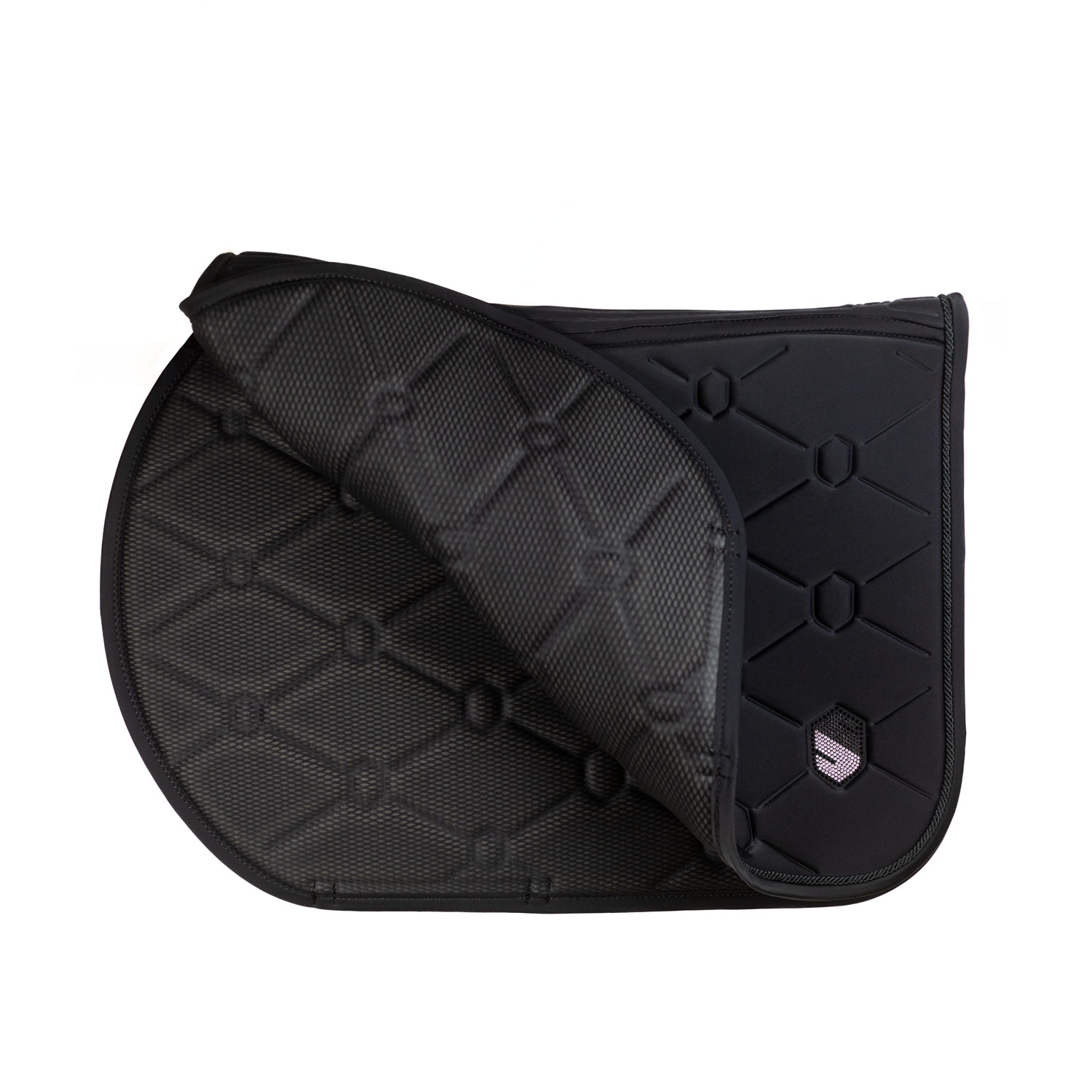Samshield SpineShield Swarovski Jumping Saddlecloth - Black - Image 6