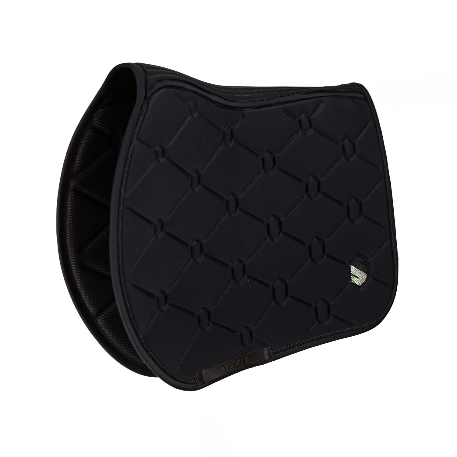 Samshield SpineShield Swarovski Jumping Saddlecloth - Black - Image 4