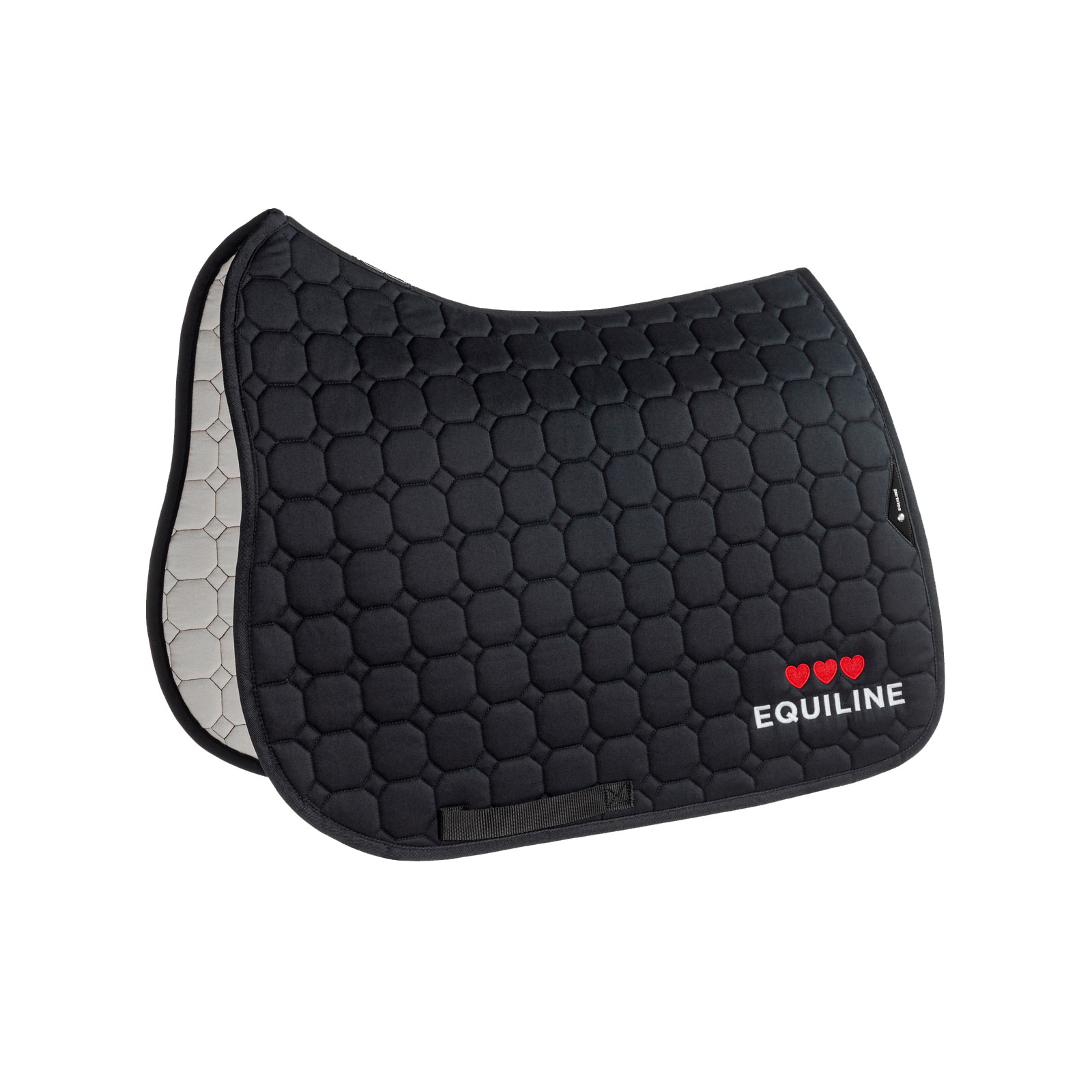 Equiline Octagon Dressage Saddlecloth Cupido - Black