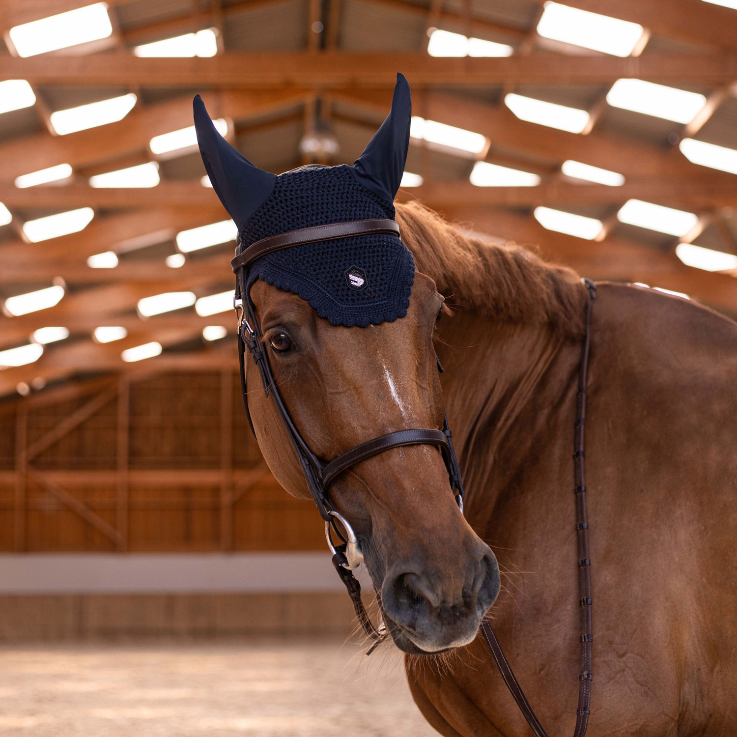 Samshield FlyShield Swarovski Fly Veil - Navy - Image 2