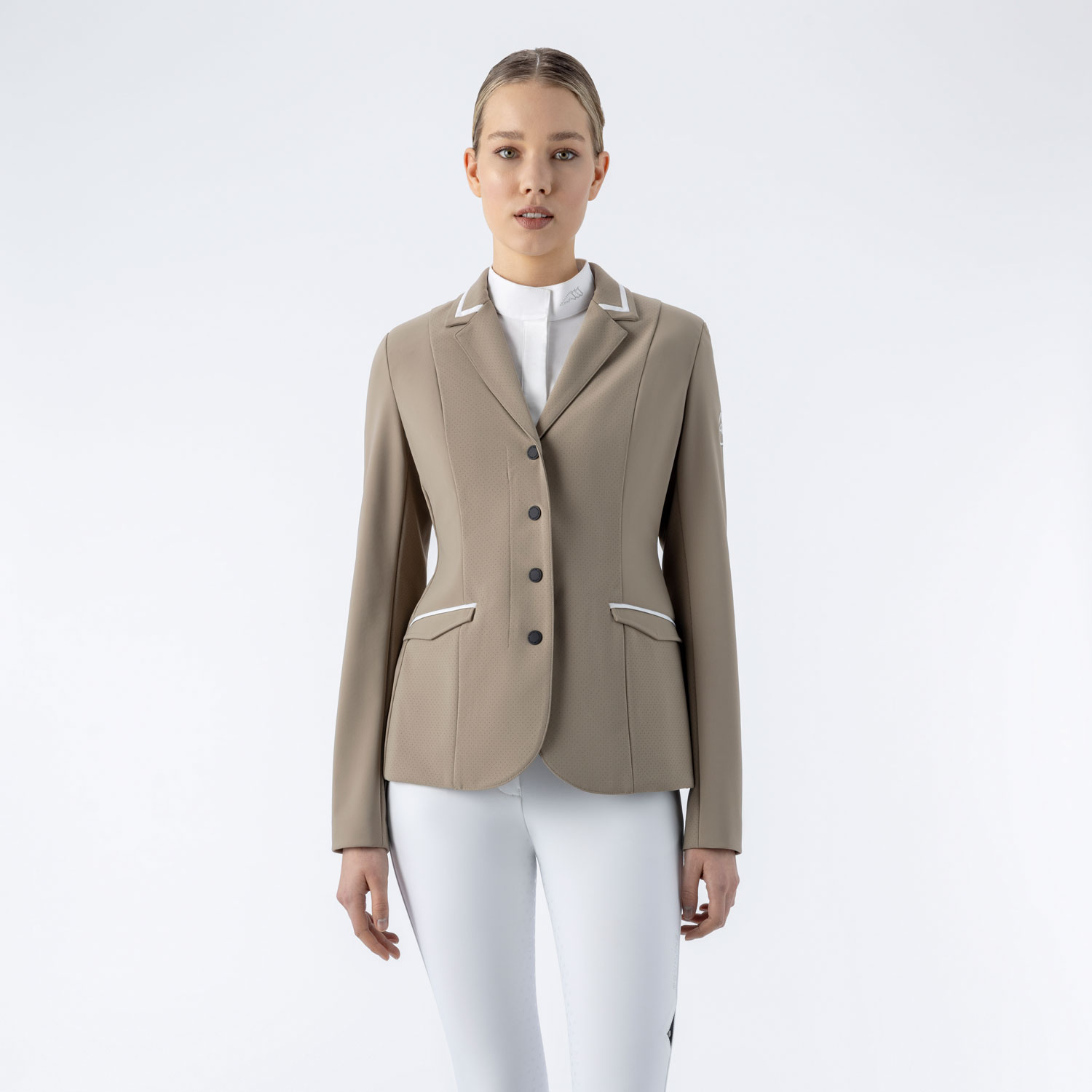 Equiline Womens Competition Jacket Eqebony - Dune