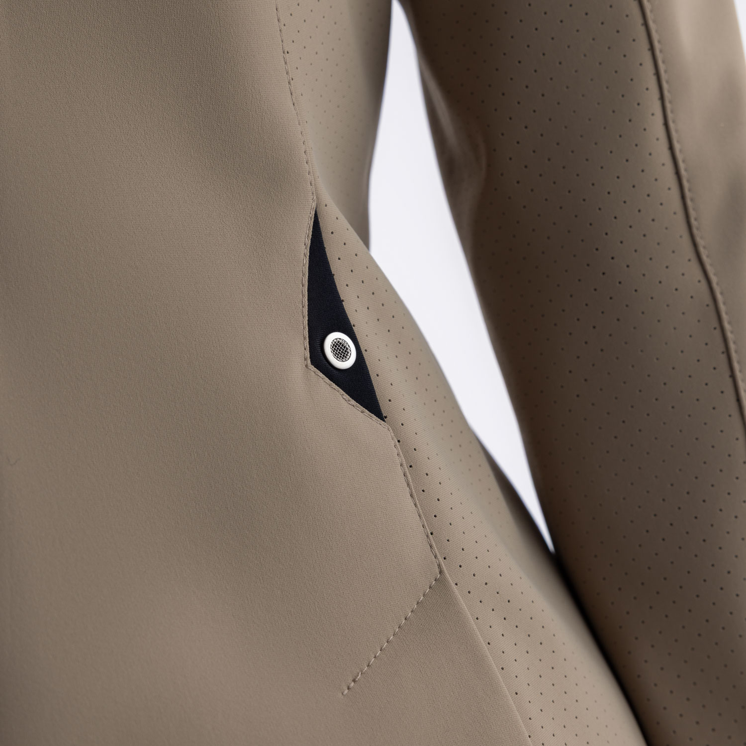 Equiline Womens Competition Jacket Eqebony - Dune - Image 3