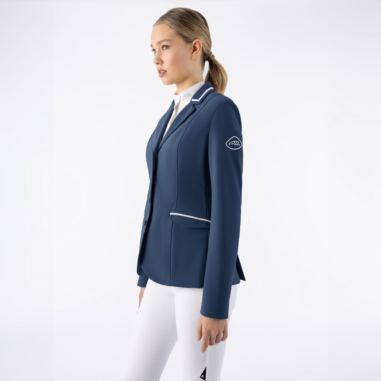 Equiline Womens Competition Jacket Eqebony - Dark Denim
