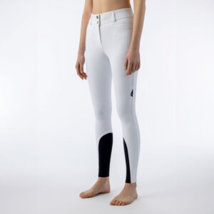 Equiline Womens High Waist Full Grip Breeches Eqedison - White
