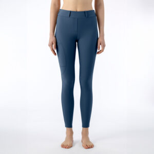 Equiline Womens High Waist Knee Grip Leggings Eqedna - Dark Denim