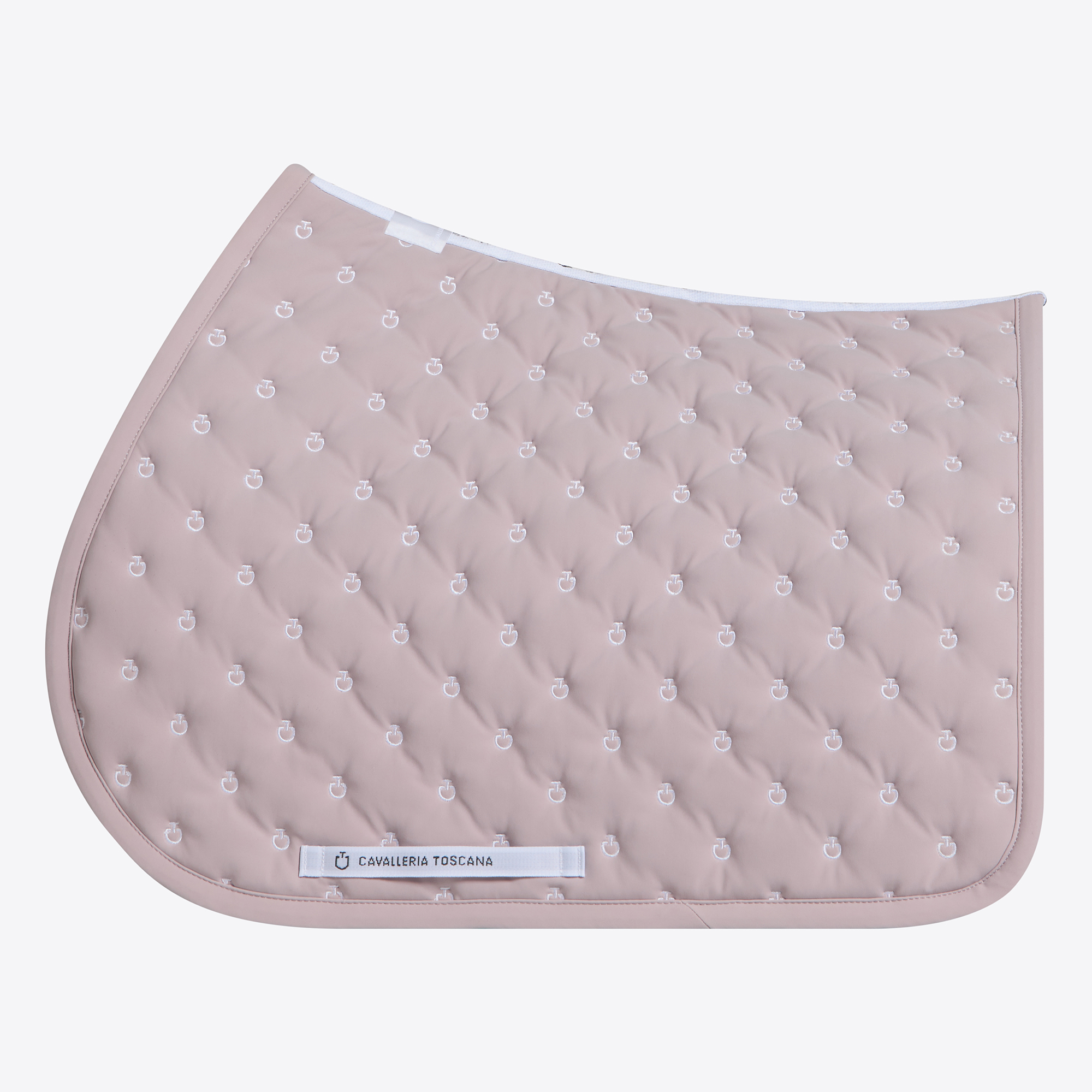 CT Logo Quilted Jumping Saddlecloth - Violet Ice