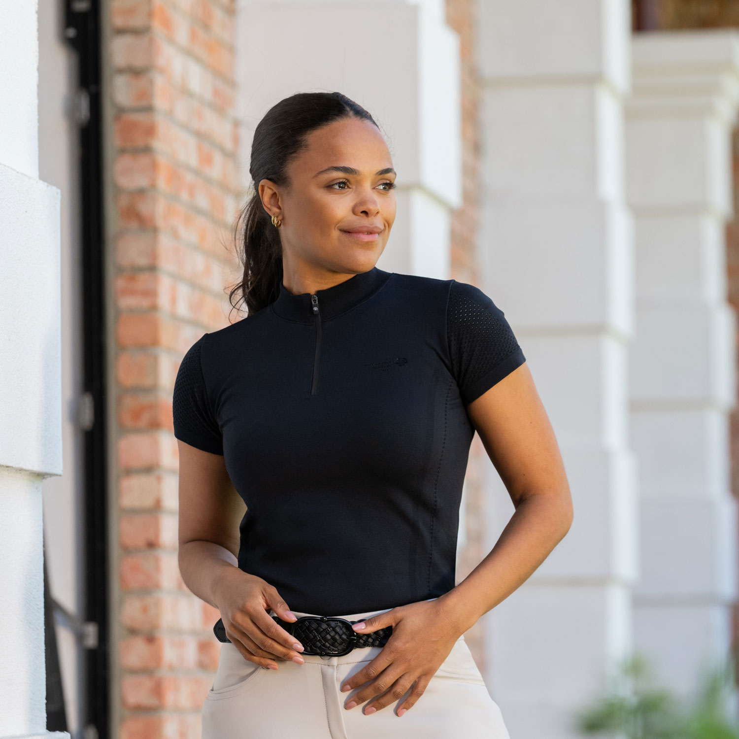 Pikeur Athleisure Training Shirt 1223 - Black - Image 3