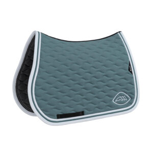 Equiline Almond Tech Jumping Saddle Pad Eqcud - Forest Green