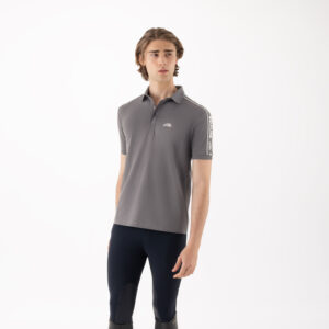 Equiline Mens Polo Shirt EqCravet - Storm