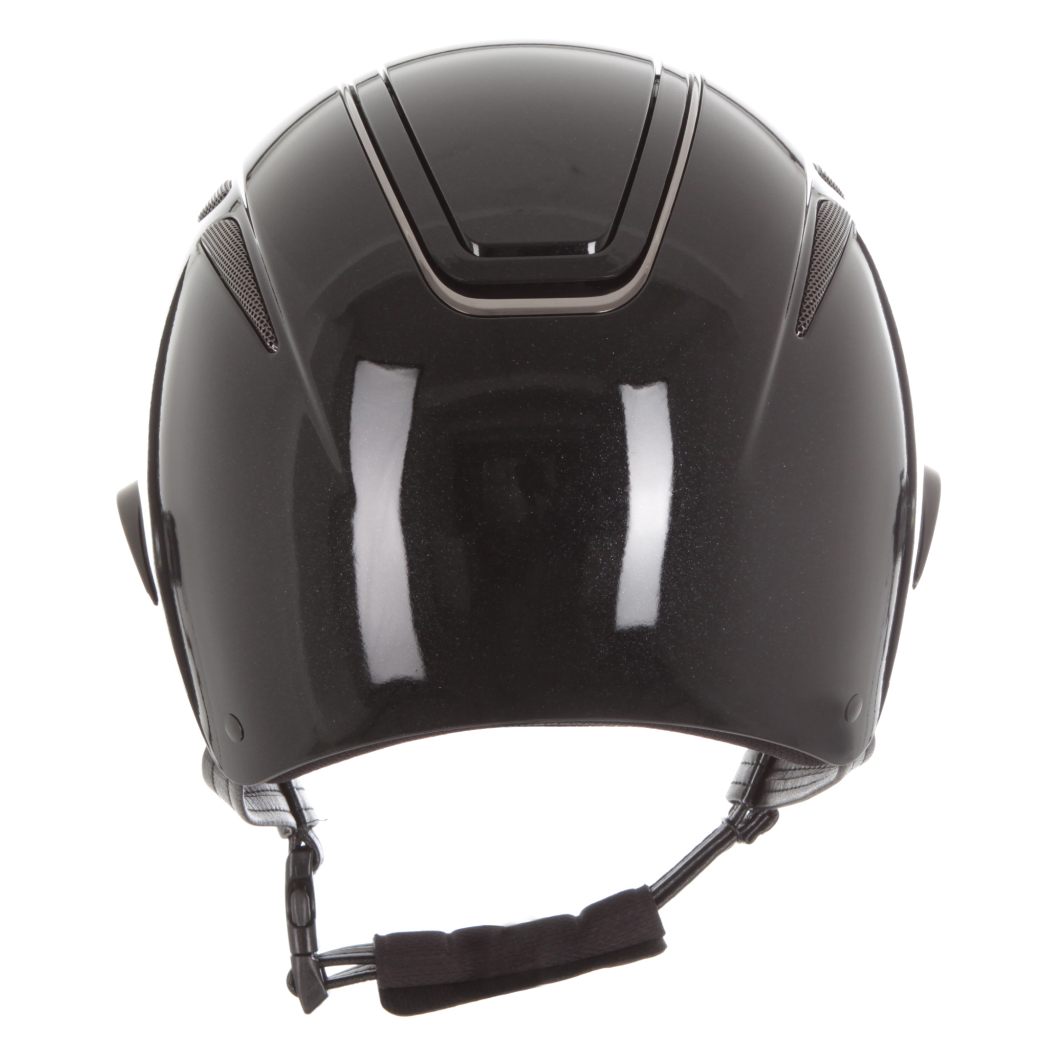 Evoke Callisto Wide Peak Riding Helmet - Metallic Black/Gunmetal - Image 4