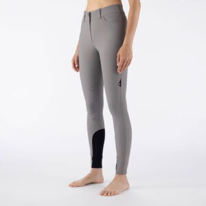 Equiline Womens High Waist Knee Grip Breeches EqCusma - Storm