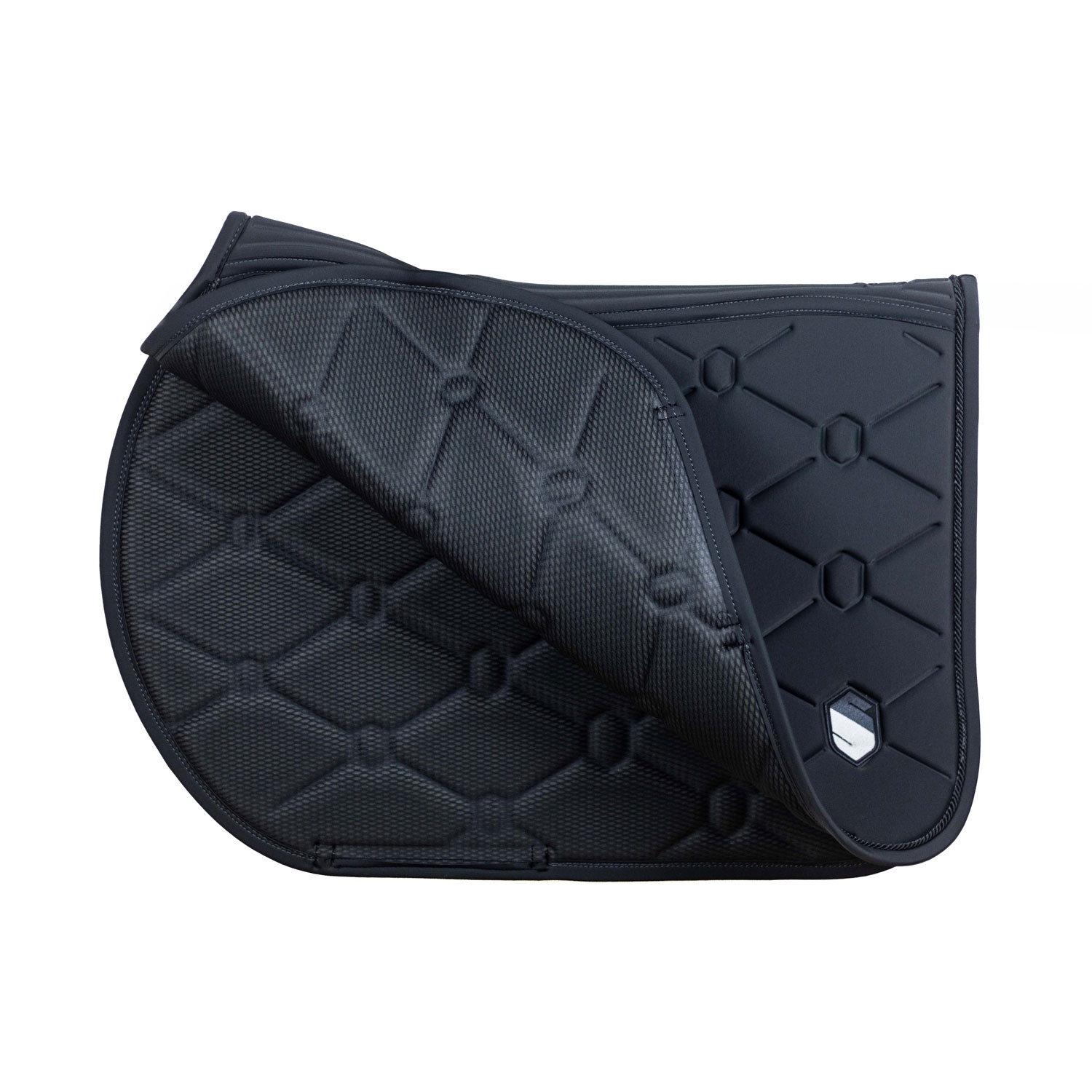 Samshield SpineShield Embroidery Jumping Saddlecloth - Anthracite - Image 5