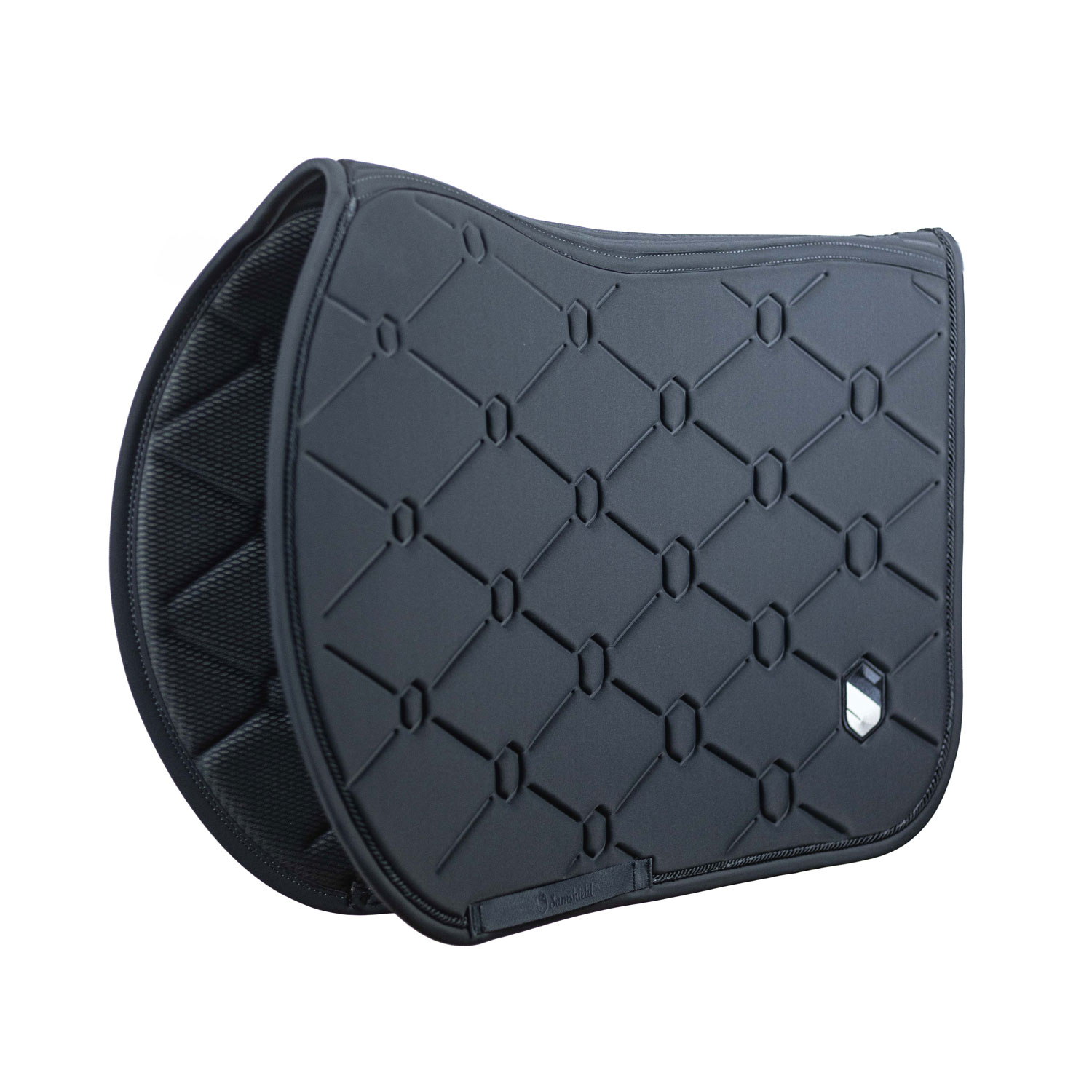 Samshield SpineShield Embroidery Jumping Saddlecloth - Anthracite - Image 4