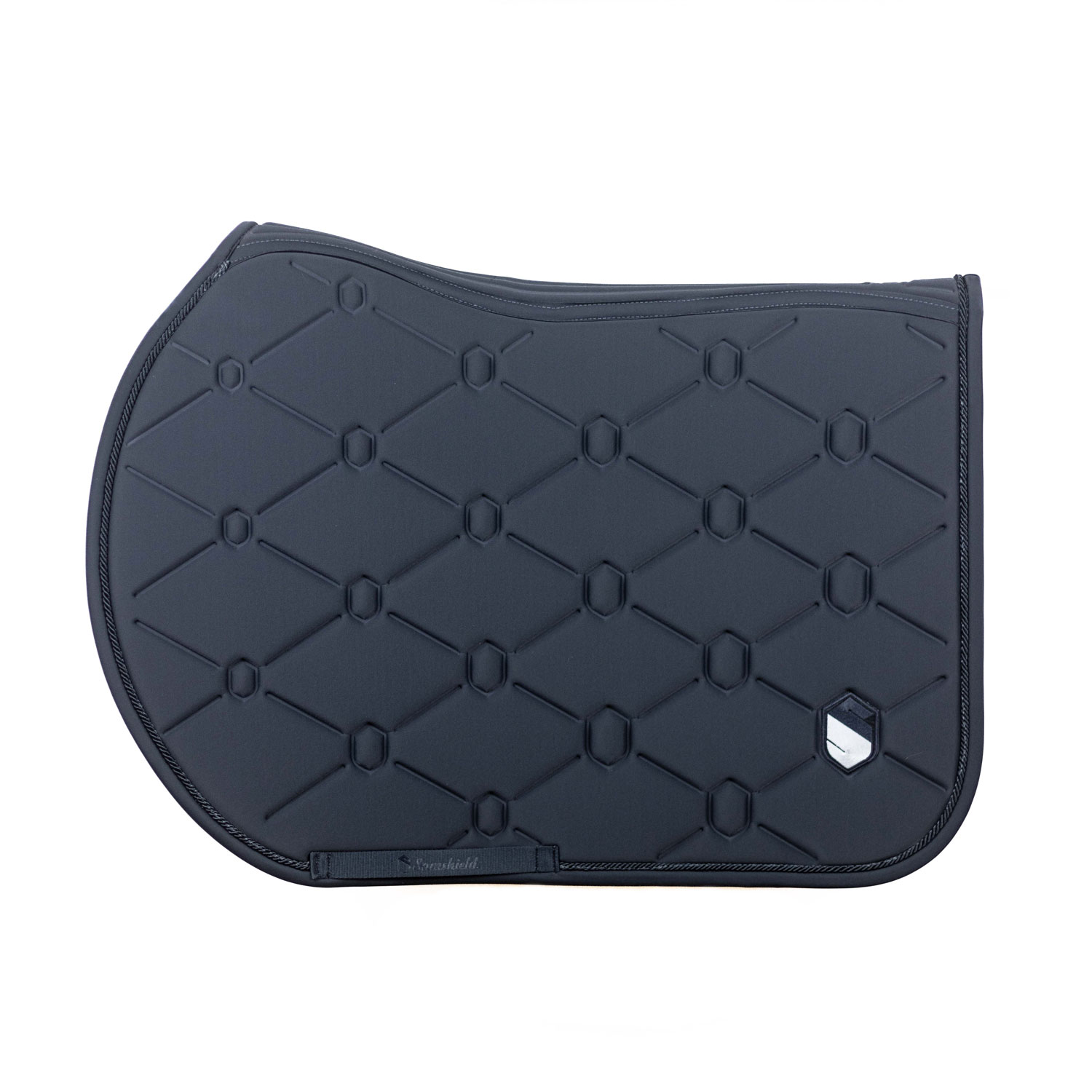 Samshield SpineShield Embroidery Jumping Saddlecloth - Anthracite - Image 3
