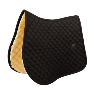 Kentucky Skin Friendly Sheepskin Jumping Saddle Pad - Black