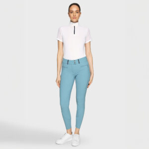 Samshield Womens High Waist Full Grip Breeches Clara Premium SS26 - Neptune
