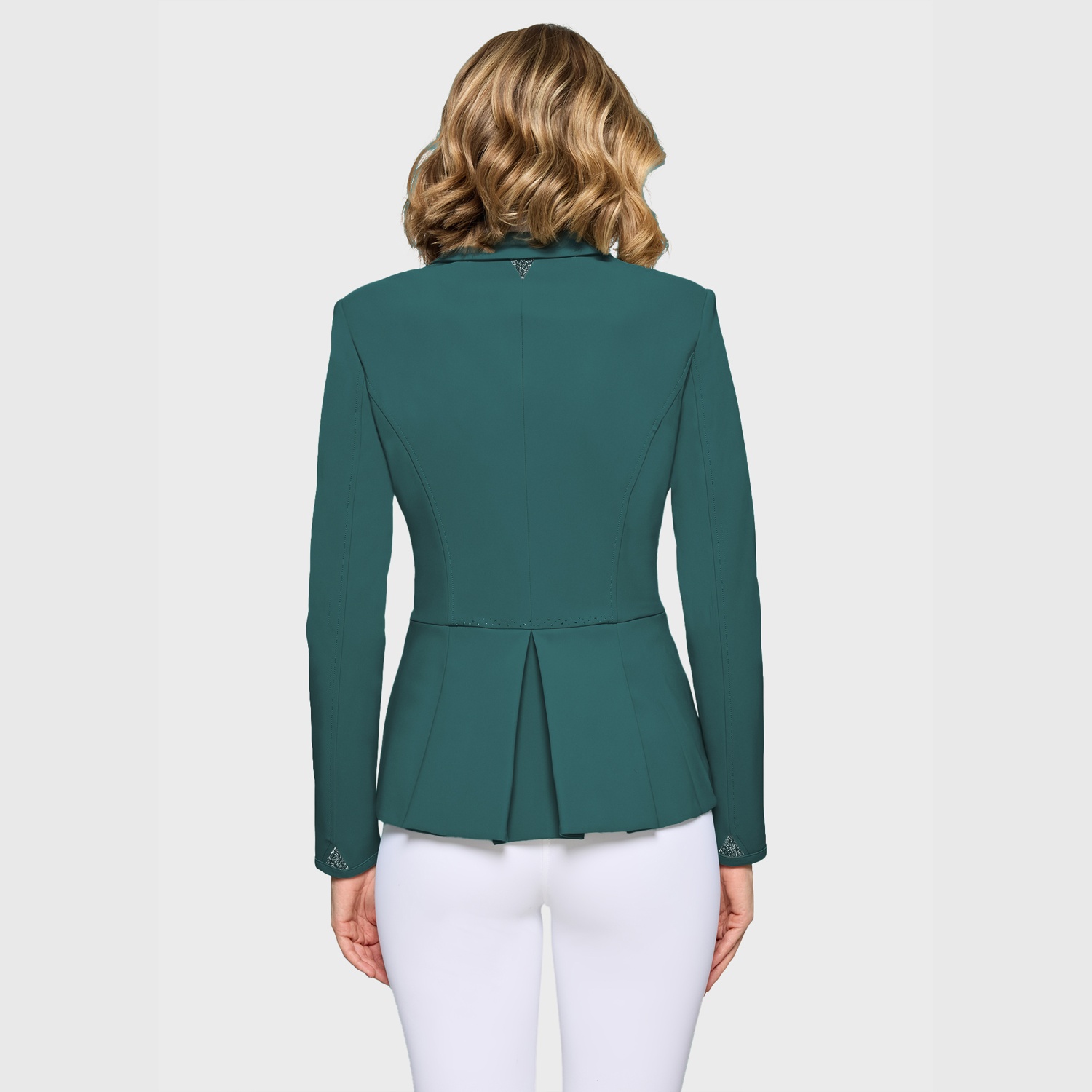 Samshield Womens Competition Jacket Victorine Crystal Fabric SS26 - Hunter Green - Image 2