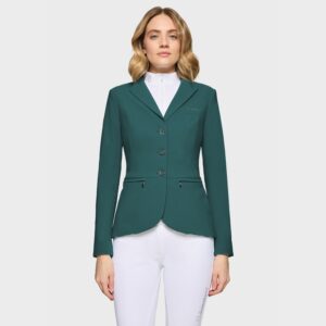 Samshield Womens Competition Jacket Victorine Crystal Fabric SS26 - Hunter Green