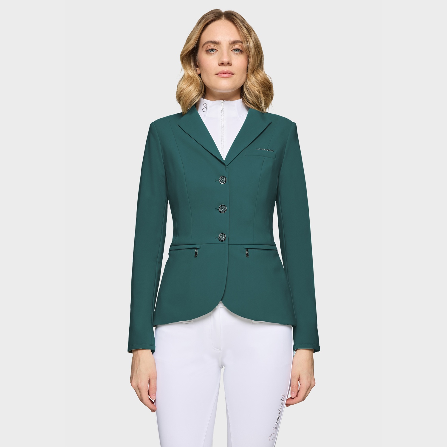 Samshield Womens Competition Jacket Victorine Crystal Fabric SS26 - Hunter Green