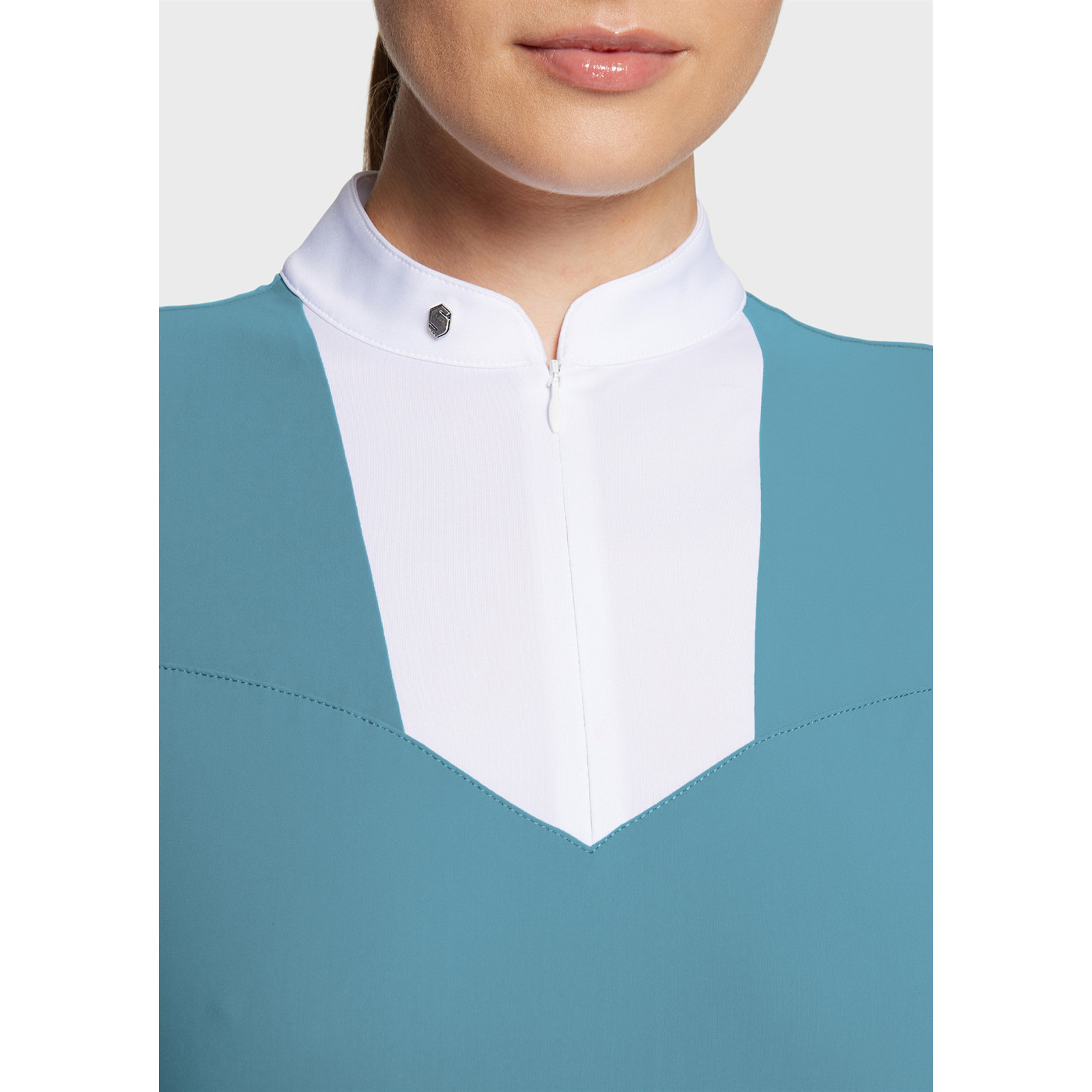 Samshield Womens Competition Shirt Anne-Gaelle - Neptune - Image 3