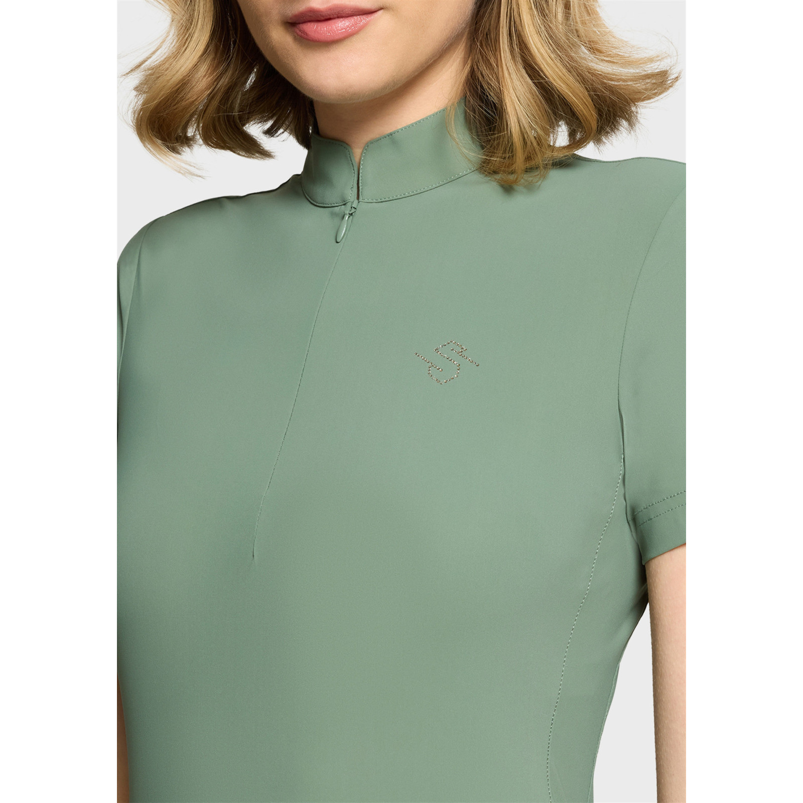 Samshield Womens Training Top Crystal Ferna - Pistaccio - Image 3